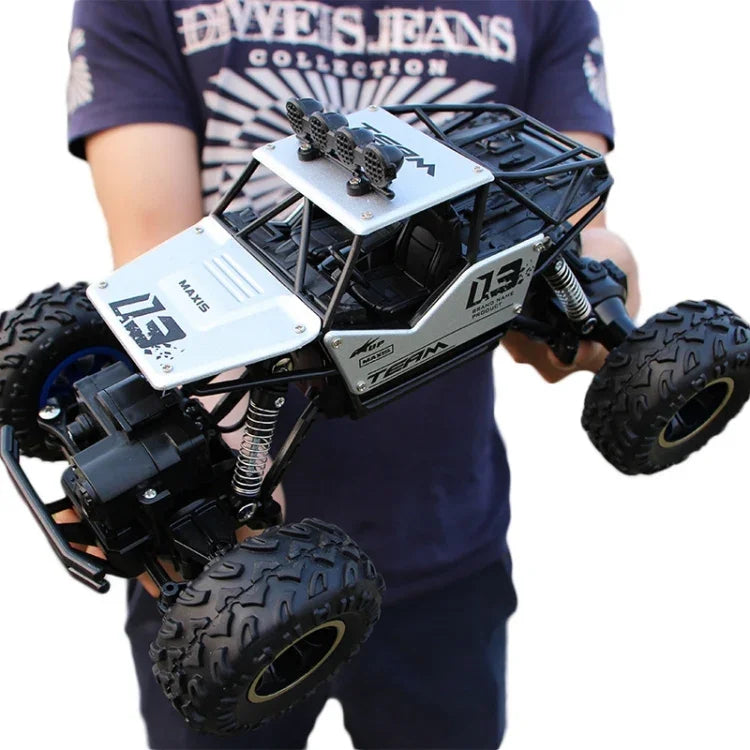 Veículo de Controlo Remoto 2.4GHz 4WD com Dois Motores para Escalada Todo-o-Terreno, 6141, 6141 (Prateado), 6241, 6241 (Prateado)