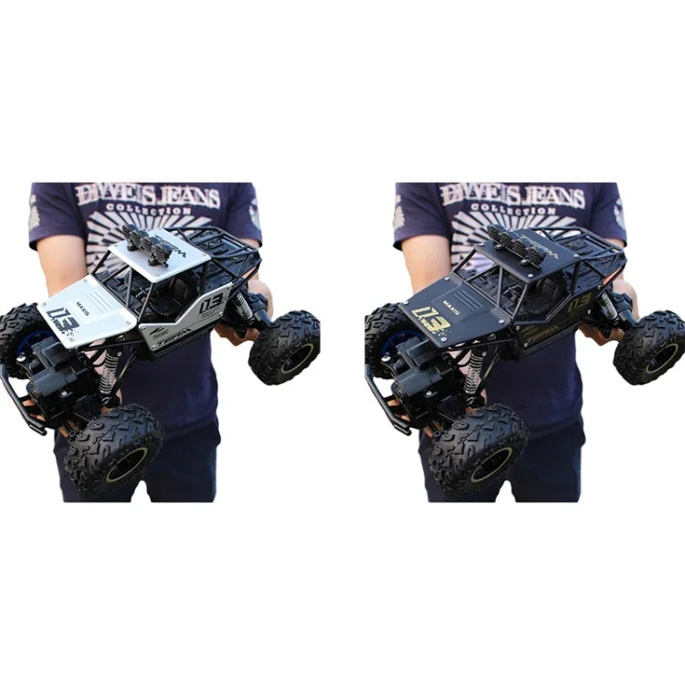 Veículo de Controlo Remoto 2.4GHz 4WD com Dois Motores para Escalada Todo-o-Terreno, 6141, 6141 (Prateado), 6241, 6241 (Prateado)