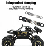 Veículo de Controlo Remoto 2.4GHz 4WD com Dois Motores para Escalada Todo-o-Terreno, 6141, 6141 (Prateado), 6241, 6241 (Prateado)