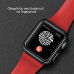 Correia de Relógio em Silicone Líquido Mutural, Para Apple Watch Series 7 41mm / 6 & SE & 5 & 4 40mm / 3 & 2 & 1 38mm, Para Apple Watch Ultra 49mm / Series 8&7 45mm / SE 2&6&SE&5&4 44mm / 3&2&1 42mm