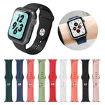 Correia de Relógio em Silicone Líquido Mutural, Para Apple Watch Series 7 41mm / 6 & SE & 5 & 4 40mm / 3 & 2 & 1 38mm, Para Apple Watch Ultra 49mm / Series 8&7 45mm / SE 2&6&SE&5&4 44mm / 3&2&1 42mm