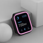Capa de relógio bicolor em PC com eletroplating para Apple Watch Series 3&2&1 38mm, 3&2&1 42mm