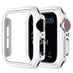Capa de relógio bicolor em PC com eletroplating para Apple Watch Series 3&2&1 38mm, 3&2&1 42mm