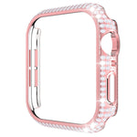 Caixa de Relógio em PC com Diamantes Oca Para Apple Watch Series, 3&2&1 38mm, 3&2&1 42mm
