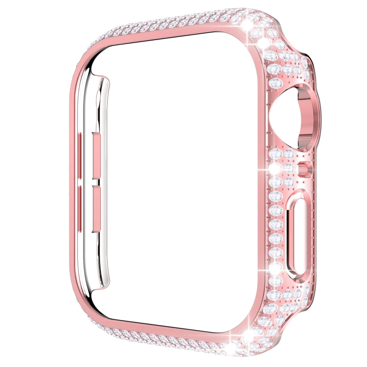 Caixa de Relógio em PC com Diamantes Oca Para Apple Watch Series, 3&2&1 38mm, 3&2&1 42mm