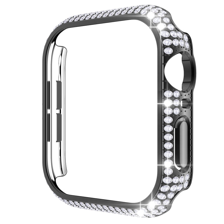 Caixa de Relógio em PC com Diamantes Oca Para Apple Watch Series, 3&2&1 38mm, 3&2&1 42mm