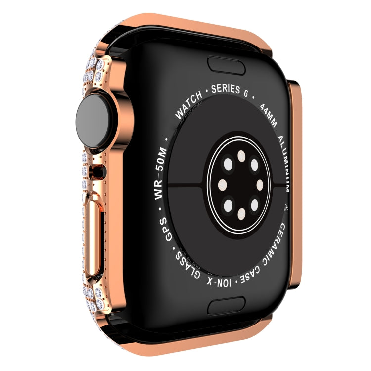 Caixa de Relógio em PC com Diamantes Oca Para Apple Watch Series, 3&2&1 38mm, 3&2&1 42mm