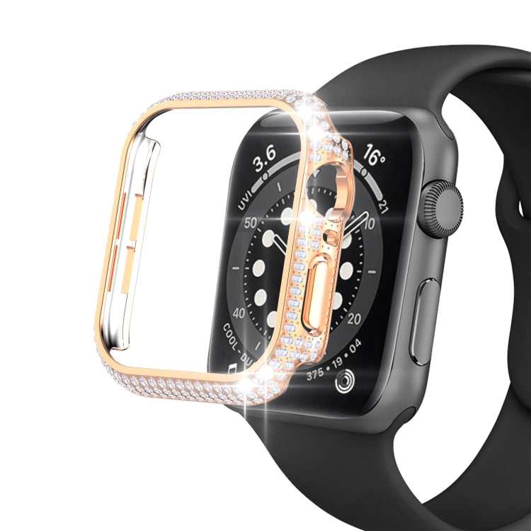 Caixa de Relógio em PC com Diamantes Oca Para Apple Watch Series, 3&2&1 38mm, 3&2&1 42mm