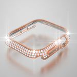 Caixa de Relógio em PC com Diamantes Oca Para Apple Watch Series, 3&2&1 38mm, 3&2&1 42mm
