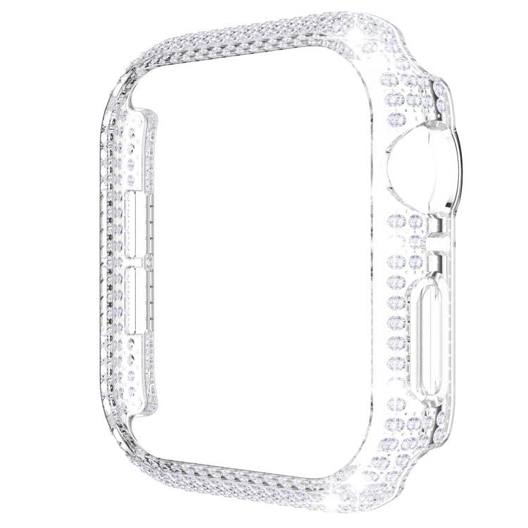 Caixa de Relógio em PC com Diamantes Oca Para Apple Watch Series, 3&2&1 38mm, 3&2&1 42mm