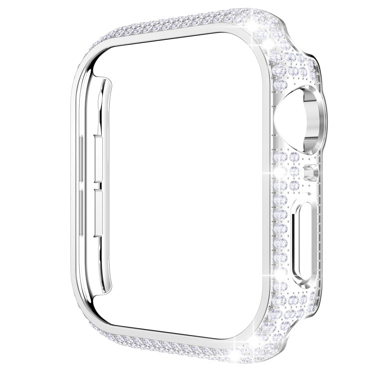 Caixa de Relógio em PC com Diamantes Oca Para Apple Watch Series, 3&2&1 38mm, 3&2&1 42mm