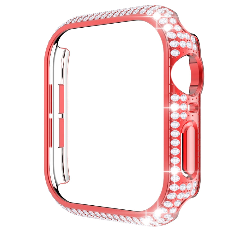 Caixa de Relógio em PC com Diamantes Oca Para Apple Watch Series, 3&2&1 38mm, 3&2&1 42mm