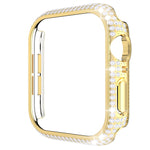 Caixa de Relógio em PC com Diamantes Oca Para Apple Watch Series, 3&2&1 38mm, 3&2&1 42mm