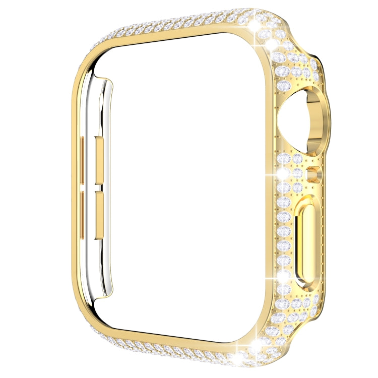 Caixa de Relógio em PC com Diamantes Oca Para Apple Watch Series, 3&2&1 38mm, 3&2&1 42mm