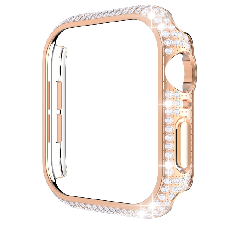 Caixa de Relógio em PC com Diamantes Oca Para Apple Watch Series, 3&2&1 38mm, 3&2&1 42mm