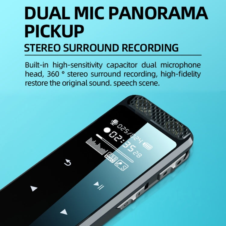 Caneta Gravadora Inteligente Q55 com Redução de Ruído HD e Controlo de Voz, 4GB, 8GB, 16GB, 32GB