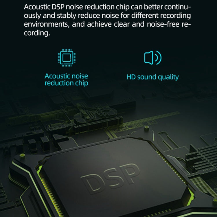 Caneta Gravadora Inteligente Q55 com Redução de Ruído HD e Controlo de Voz, 4GB, 8GB, 16GB, 32GB