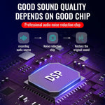 Caneta Gravadora Inteligente Q66 com Pendente de Coração, Redução de Ruído HD e Controlo de Voz, 4GB, 8GB, 16GB, 32GB, 64GB