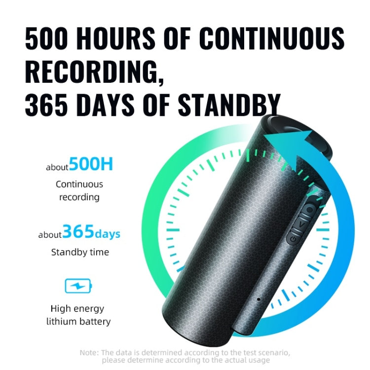 Caneta Gravadora Inteligente Q76 com Redução de Ruído HD, Controlo de Voz e Forte Íman, 4GB, 8GB, 16GB, 32GB
