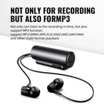 Caneta Gravadora Inteligente Q76 com Redução de Ruído HD, Controlo de Voz e Forte Íman, 4GB, 8GB, 16GB, 32GB