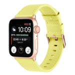 Pulseira de Relógio em Pele Genuína para Cintura Pequena para Apple Watch Series, 7 41mm / 6&SE&5&4 40mm / 3&2&1 38mm, 7 45mm / 6&SE&5&4 44mm / 3&2&1 42mm
