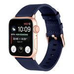 Pulseira de Relógio em Pele Genuína para Cintura Pequena para Apple Watch Series, 7 41mm / 6&SE&5&4 40mm / 3&2&1 38mm, 7 45mm / 6&SE&5&4 44mm / 3&2&1 42mm