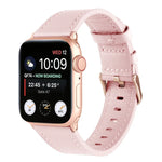 Pulseira de Relógio em Pele Genuína para Cintura Pequena para Apple Watch Series, 7 41mm / 6&SE&5&4 40mm / 3&2&1 38mm, 7 45mm / 6&SE&5&4 44mm / 3&2&1 42mm
