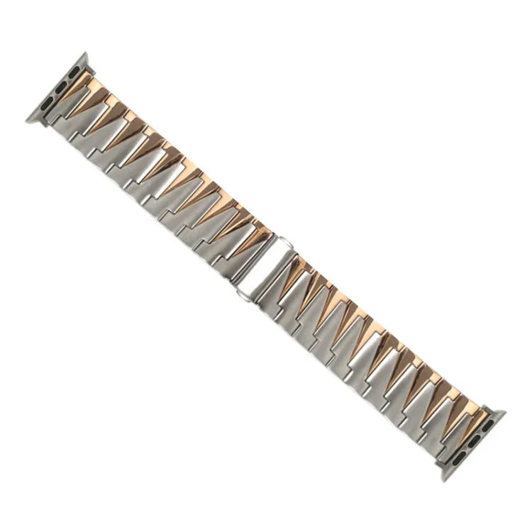 Aluminum Alloy Gear Matte Watchband For Apple Watch Series, 7 41mm / 6&SE&5&4 40mm / 3&2&1 38mm, 7 45mm / 6&SE&5&4 44mm / 3&2&1 42mm