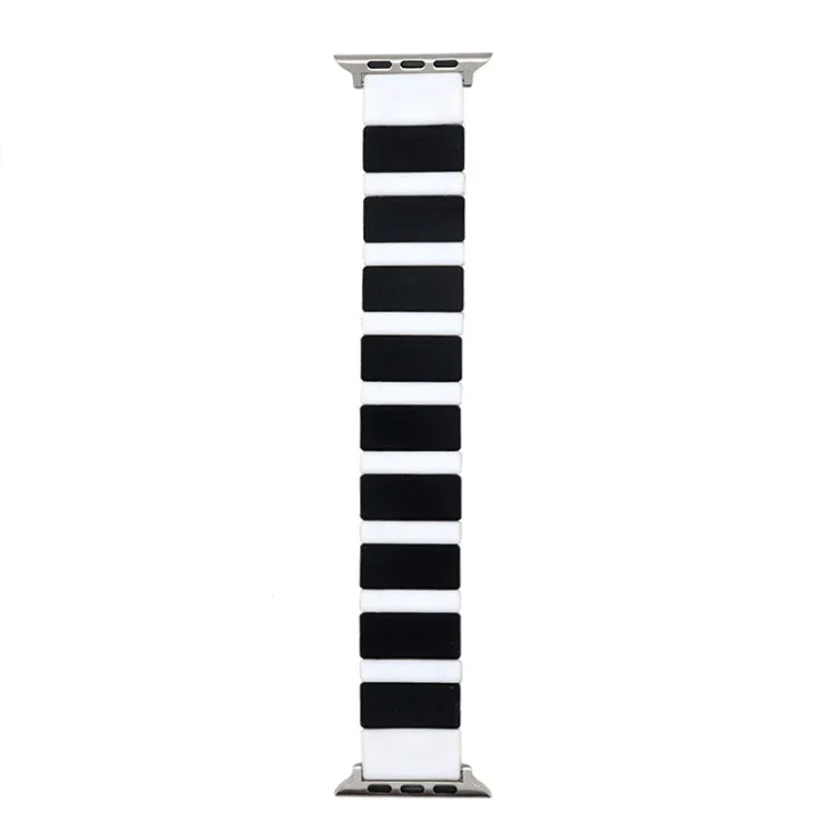 Pulseira de Relógio em Silicone com Junção para Apple Watch Series, 7 41mm / 6&SE&5&4 40mm / 3&2&1 38mm, 7 45mm / 6&SE&5&4 44mm / 3&2&1 42mm