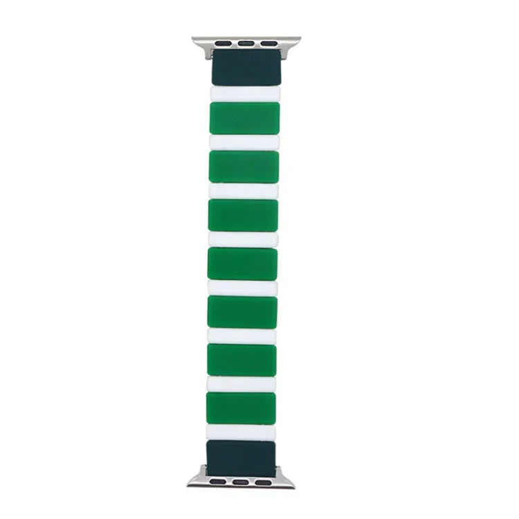 Pulseira de Relógio em Silicone com Junção para Apple Watch Series, 7 41mm / 6&SE&5&4 40mm / 3&2&1 38mm, 7 45mm / 6&SE&5&4 44mm / 3&2&1 42mm
