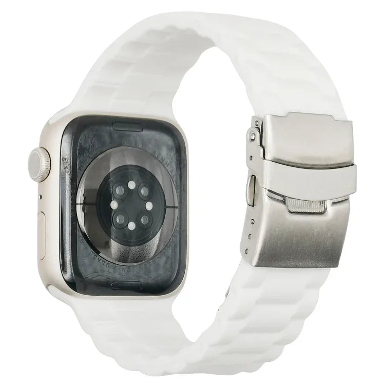 Pulseira de Relógio com Três Contas para Apple Watch Series, 7 41mm / 6&SE&5&4 40mm / 3&2&1 38mm, 7 45mm / 6&SE&5&4 44mm / 3&2&1 42mm