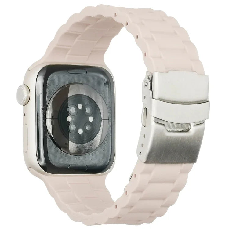 Pulseira de Relógio com Três Contas para Apple Watch Series, 7 41mm / 6&SE&5&4 40mm / 3&2&1 38mm, 7 45mm / 6&SE&5&4 44mm / 3&2&1 42mm