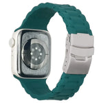 Pulseira de Relógio com Três Contas para Apple Watch Series, 7 41mm / 6&SE&5&4 40mm / 3&2&1 38mm, 7 45mm / 6&SE&5&4 44mm / 3&2&1 42mm