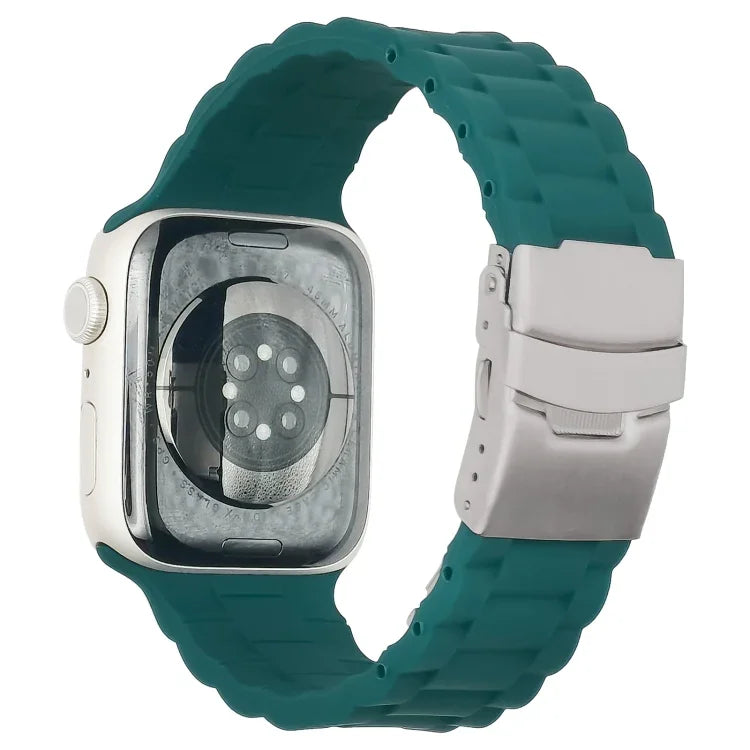 Pulseira de Relógio com Três Contas para Apple Watch Series, 7 41mm / 6&SE&5&4 40mm / 3&2&1 38mm, 7 45mm / 6&SE&5&4 44mm / 3&2&1 42mm