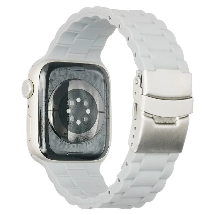 Pulseira de Relógio com Três Contas para Apple Watch Series, 7 41mm / 6&SE&5&4 40mm / 3&2&1 38mm, 7 45mm / 6&SE&5&4 44mm / 3&2&1 42mm
