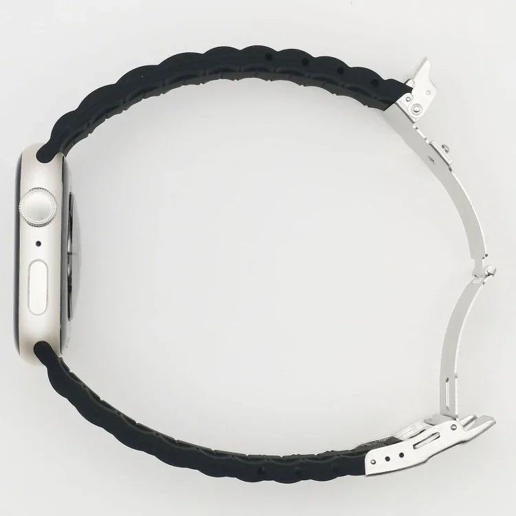 Pulseira de Relógio com Três Contas para Apple Watch Series, 7 41mm / 6&SE&5&4 40mm / 3&2&1 38mm, 7 45mm / 6&SE&5&4 44mm / 3&2&1 42mm