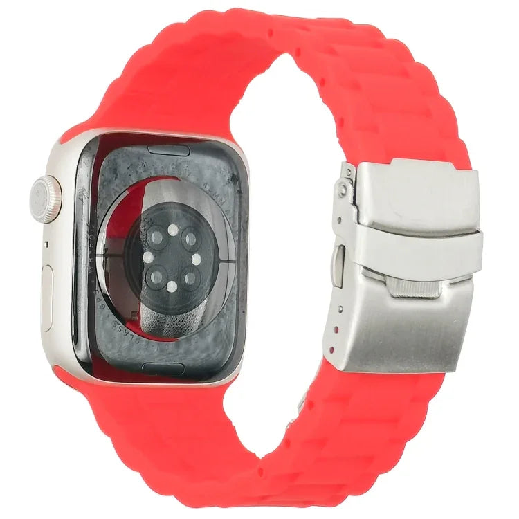Pulseira de Relógio com Três Contas para Apple Watch Series, 7 41mm / 6&SE&5&4 40mm / 3&2&1 38mm, 7 45mm / 6&SE&5&4 44mm / 3&2&1 42mm