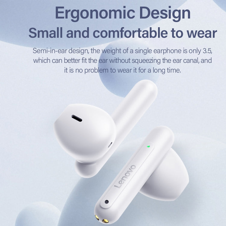 Lenovo LP1Pro Auricular desportivo TWS Bluetooth sem fios HD meio intra-auricular para chamadas, LP1Pro