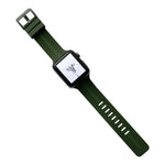 Pulseira de Relógio em Silicone com Fios para Apple Watch Series, 7 41mm / 6&SE&5&4 40mm / 3&2&1 38mm, 7 45mm / 6&SE&5&4 44mm / 3&2&1 42mm