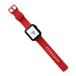 Pulseira de Relógio em Silicone com Fios para Apple Watch Series, 7 41mm / 6&SE&5&4 40mm / 3&2&1 38mm, 7 45mm / 6&SE&5&4 44mm / 3&2&1 42mm