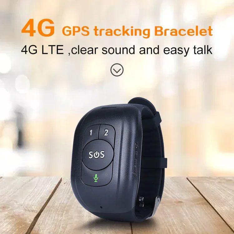 Relógio Inteligente RF-V48 4G à Prova de Água com GPS Anti-Perda, Pulseira A, Pulseira A, Pulseira B