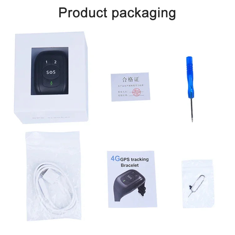Relógio Inteligente RF-V48 4G à Prova de Água com GPS Anti-Perda, Pulseira A, Pulseira A, Pulseira B