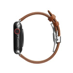 Pulseira de Relógio com Fivela Borboleta Slim para Apple Watch Series, 7 41mm / 6&SE&5&4 40mm / 3&2&1 38mm
