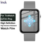 Película protetora de relógio HD em plexiglass IMAK, para TicWatch GTH Pro, para Samsung Galaxy Watch 3 41mm, para Samsung Galaxy Watch 3 45mm, para Samsung Galaxy Watch 4 42mm, para Samsung Galaxy Watch 4 46mm