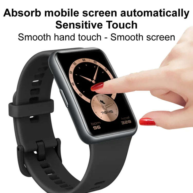 Película protetora de relógio HD em plexiglass IMAK, para TicWatch GTH Pro, para Samsung Galaxy Watch 3 41mm, para Samsung Galaxy Watch 3 45mm, para Samsung Galaxy Watch 4 42mm, para Samsung Galaxy Watch 4 46mm