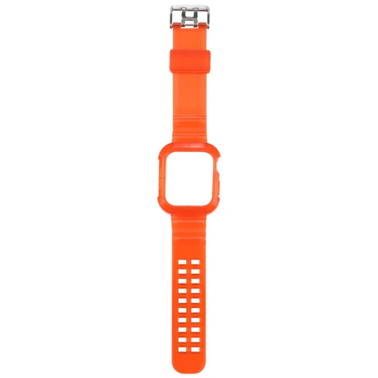 Pulseira de Relógio Transparente para Apple Watch Series 8&7 45mm / SE 2&6&SE&5&4 44mm / 3&2&1 42mm (Castanho Transparente), 7 41mm / 6&SE&5&4 40mm / 3&2&1 38mm, 7 45mm / 6&SE&5&4 44mm / 3&2&1 42mm