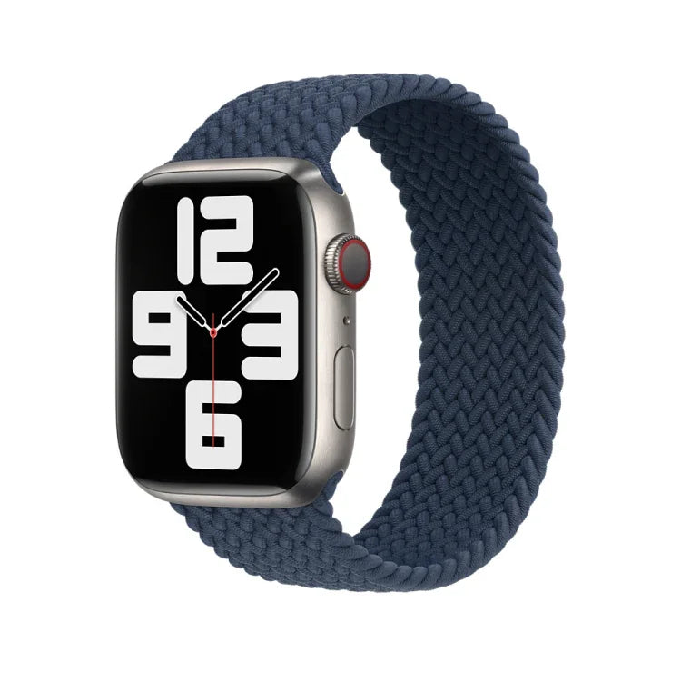 Correia de Relógio Trançada em Nylon para Apple Watch Series 7 45mm / 6&SE&5&4 44mm / 3&2&1 42mm, 135mm, 150mm, 165mm
