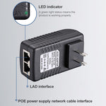 Adaptador de Energia POE / LAD para Router AP Wireless, 12V 1A, 12V 2A, 15V 1A, 24V 1A, 48V 0.5A