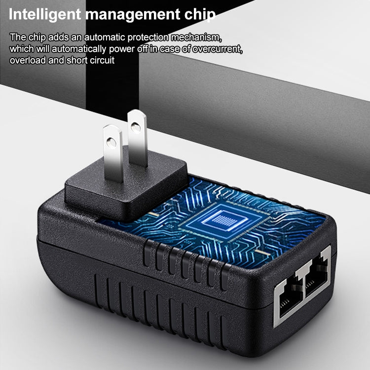 Adaptador de Energia POE / LAD para Router AP Wireless, 12V 1A, 12V 2A, 15V 1A, 24V 1A, 48V 0.5A