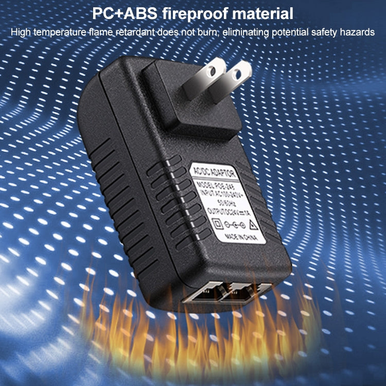 Adaptador de Energia POE / LAD para Router AP Wireless, 12V 1A, 12V 2A, 15V 1A, 24V 1A, 48V 0.5A